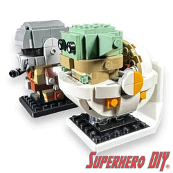 Floating Shelf for LEGO® BRICKHEADZ | Securely display your favorite builds (ONLINE ORDER ONLY)