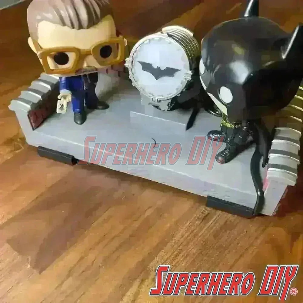 Floating Shelves (2-PACK) for Funko Pop Batman 80th Movie Moment | Funko Display Solution | Mounting screws included! (ONLINE ORDER ONLY)