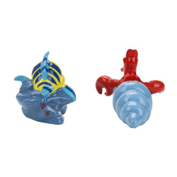 The Little Mermaid Flounder and Sebastian Sculpted Salt and Pepper Shaker Set (Online Order Only)