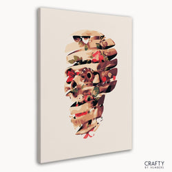 Flowers Skull Art (ONLINE ORDER ONLY)