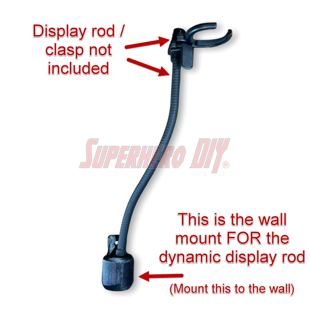 Flying-style Wall Mount for Hot Toys | Wall Mount for 1/6 Scale Sixth Scale Figure Display Rod (ONLINE ORDER ONLY)