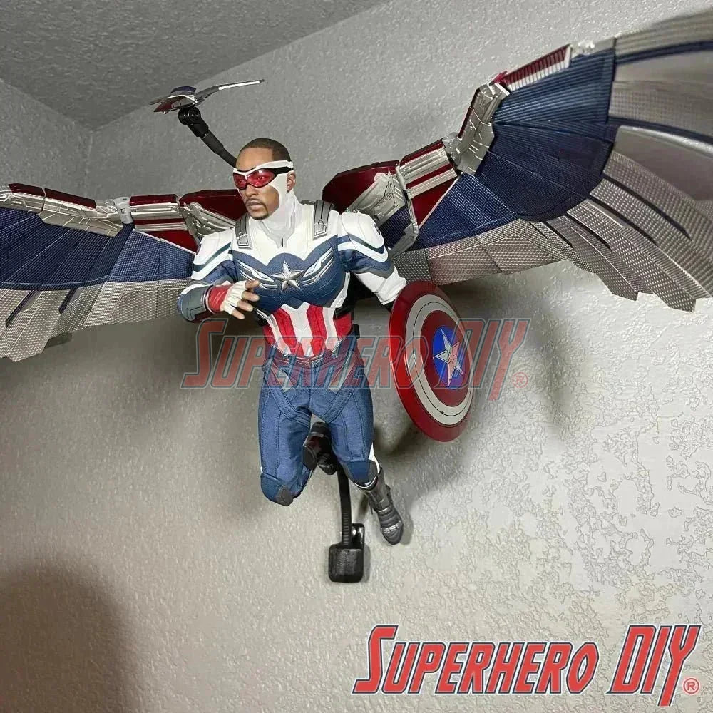 Flying-style Wall Mount for Hot Toys | Wall Mount for 1/6 Scale Sixth Scale Figure Display Rod (ONLINE ORDER ONLY)