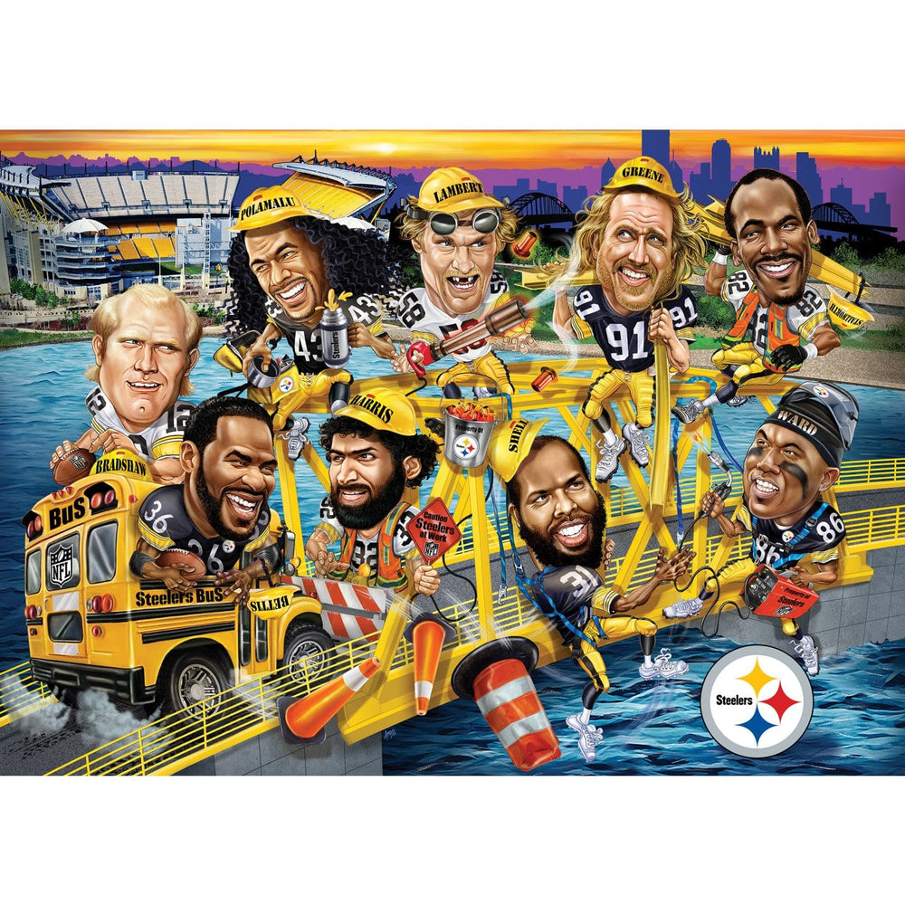 Pittsburgh Steelers - All Time Greats 500 Piece Jigsaw Puzzle (ONLINE ORDER ONLY)