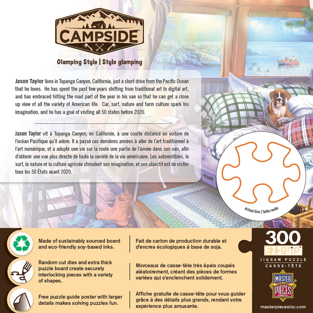 Campside - Glamping Style 300 Piece EZ Grip Jigsaw Puzzle (ONLINE ORDER ONLY)
