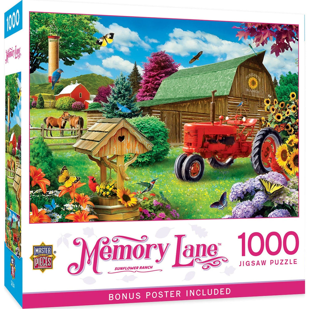 Memory Lane - Sunflower Ranch 1000 Piece Jigsaw Puzzle (ONLINE ORDER ONLY)