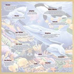 Wood Fun Facts - Undersea Friends 48 Piece Wood Jigsaw Puzzle (ONLINE ORDER ONLY)