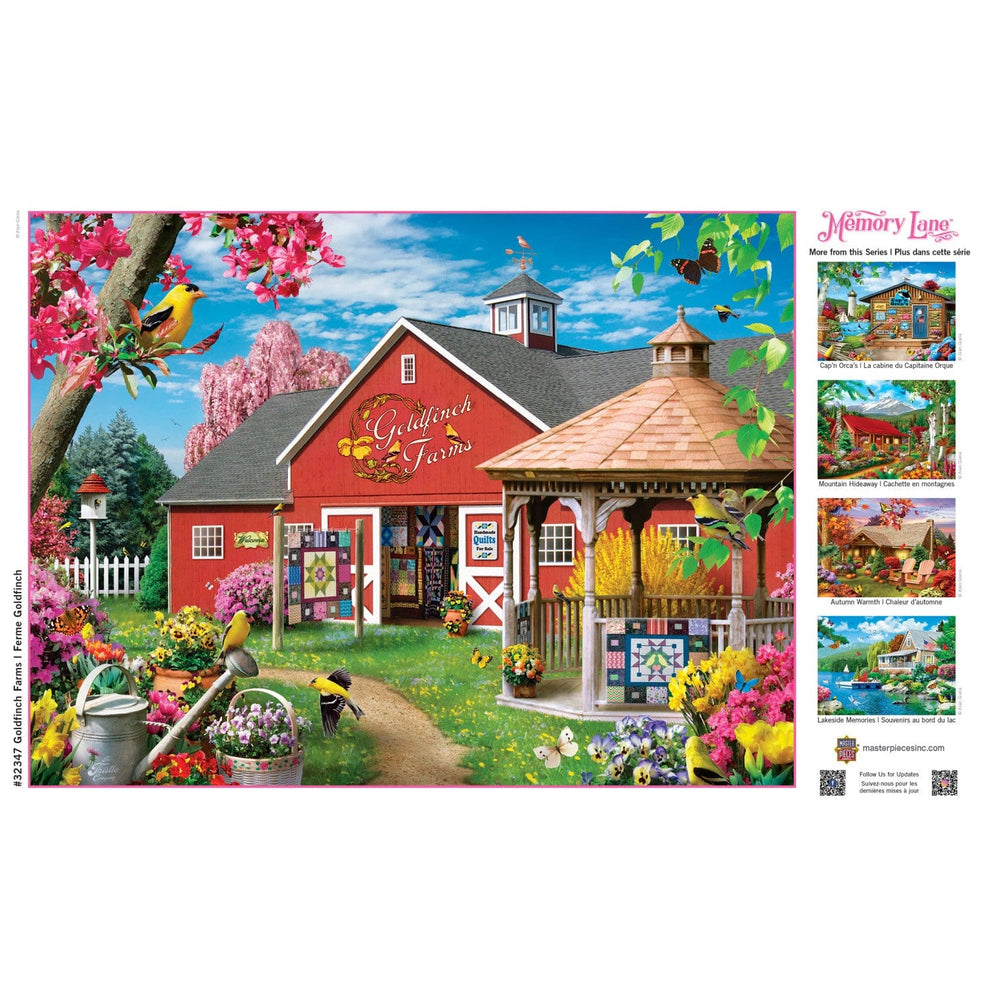 Memory Lane - Goldfinch Farms 300 Piece EZ Grip Jigsaw Puzzle (ONLINE ORDER ONLY)