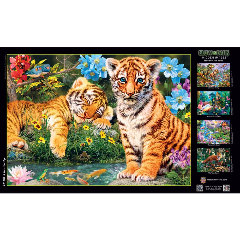 Hidden Images - A Watchful Eye 500 Piece Jigsaw Puzzle
