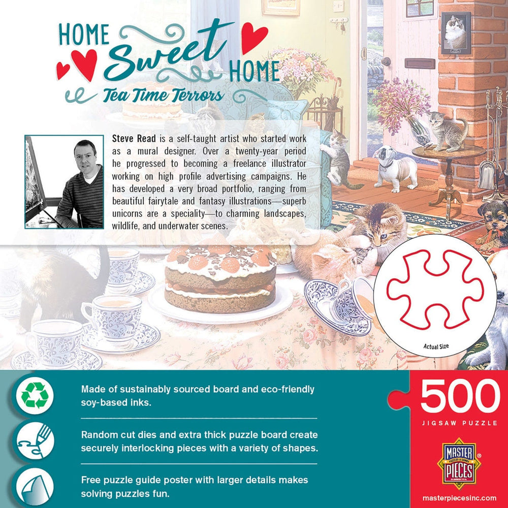 Home Sweet Home - Tea Time Terrors 500 Piece Jigsaw Puzzle (ONLINE ORDER ONLY)
