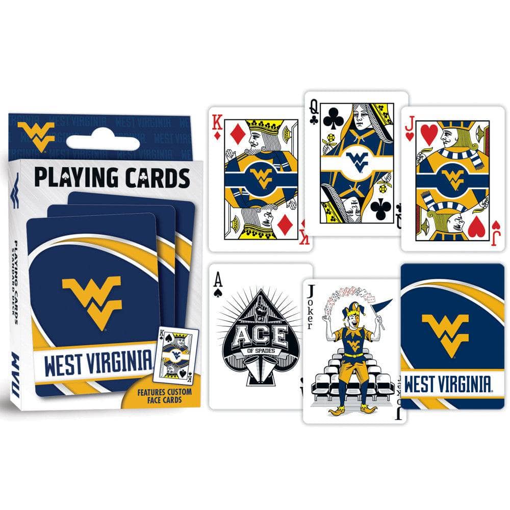 West Virginia Mountaineers Playing Cards - 54 Card Deck (ONLINE ORDER ONLY)