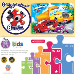 Googly Eyes - Vehicles 48 Piece Jigsaw Puzzle (ONLINE ORDER ONLY)
