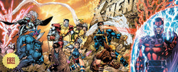 [4 PACK 🚨 Limited Edition! 🚨] [FOIL] X-Men 1991 #1 Facsimile Edition Unknown Comics Jim Lee Exclusive Connecting Cover PREMIUM Var (02/12/2025) (ONLINE ORDER ONLY)