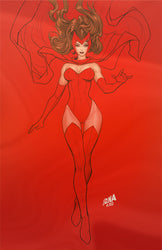 [FOIL] Scarlet Witch #4 Unknown Comics David Nakayama Exclusive Foil Virgin Color Bleed Var (04/05/2023) (ONLINE ORDER ONLY)