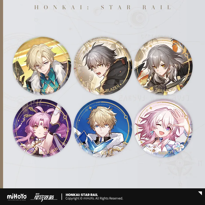 The Preservation Character Warp Artwork Tinplate Badge (ONLINE ORDER ONLY)