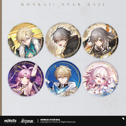 The Preservation Character Warp Artwork Tinplate Badge (ONLINE ORDER ONLY)