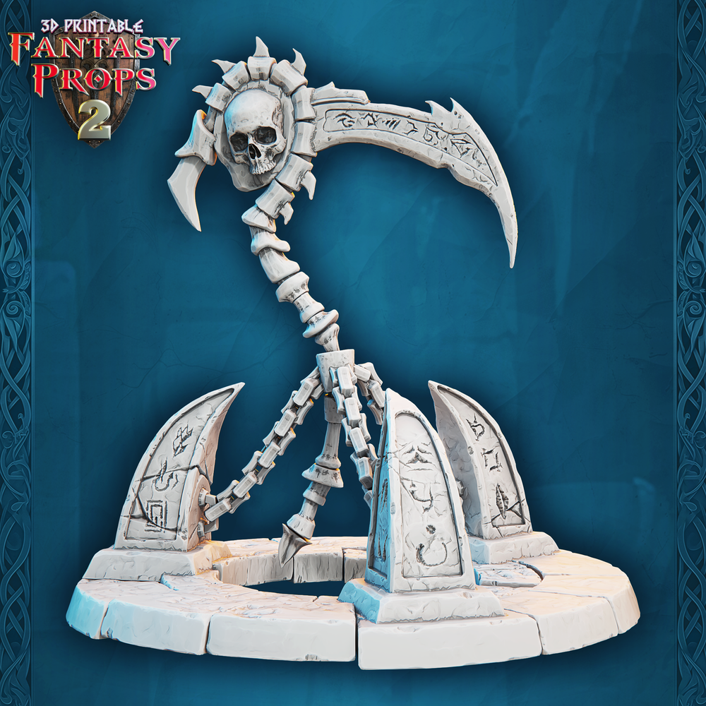 3D Printed STL Miniatures Fantasy Props 2 Dungeons Set 28 - 32mm War Gaming D&D (Online Only)
