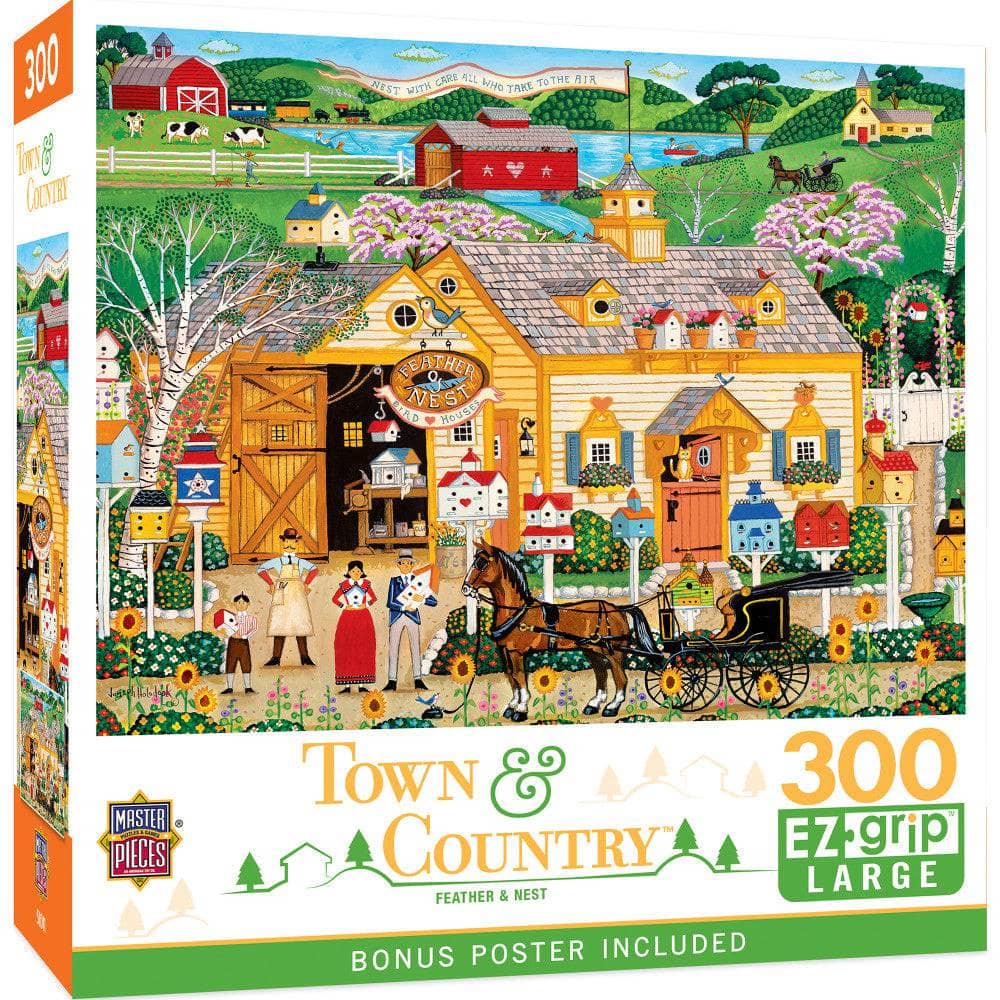 Town & Country - Feather & Nest 300 Piece EZ Grip Jigsaw Puzzle