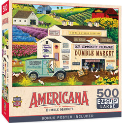 Americana - Dumble Market 500 Piece EZ Grip Jigsaw Puzzle (ONLINE ORDER ONLY)