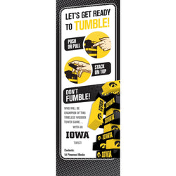 Iowa Hawkeyes Tumble Tower (ONLINE ORDER ONLY)