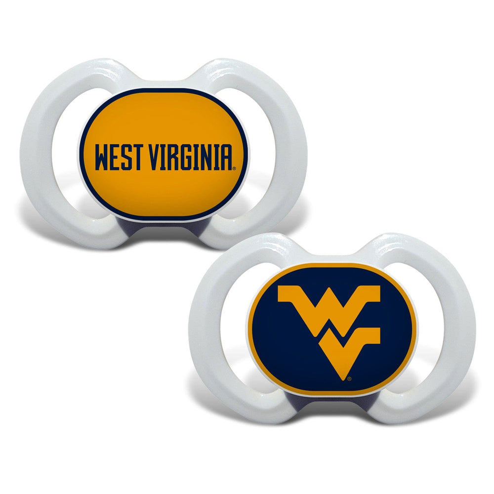 West Virginia Mountaineers - Pacifier 2-Pack (ONLINE ORDER ONLY)