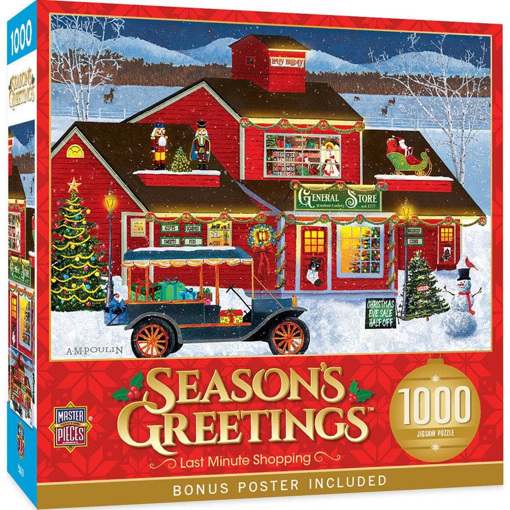 Season's Greetings - Last Minute Shopping 1000 Piece Jigsaw Puzzle