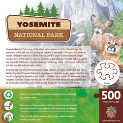 Yosemite National Park 500 Piece Jigsaw Puzzle (ONLINE ORDER ONLY)