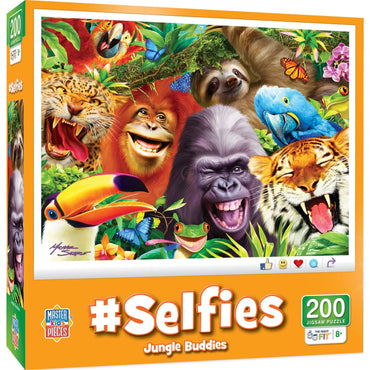 Selfies - Jungle Friends 200 Piece Jigsaw Puzzle (ONLINE ORDER ONLY)