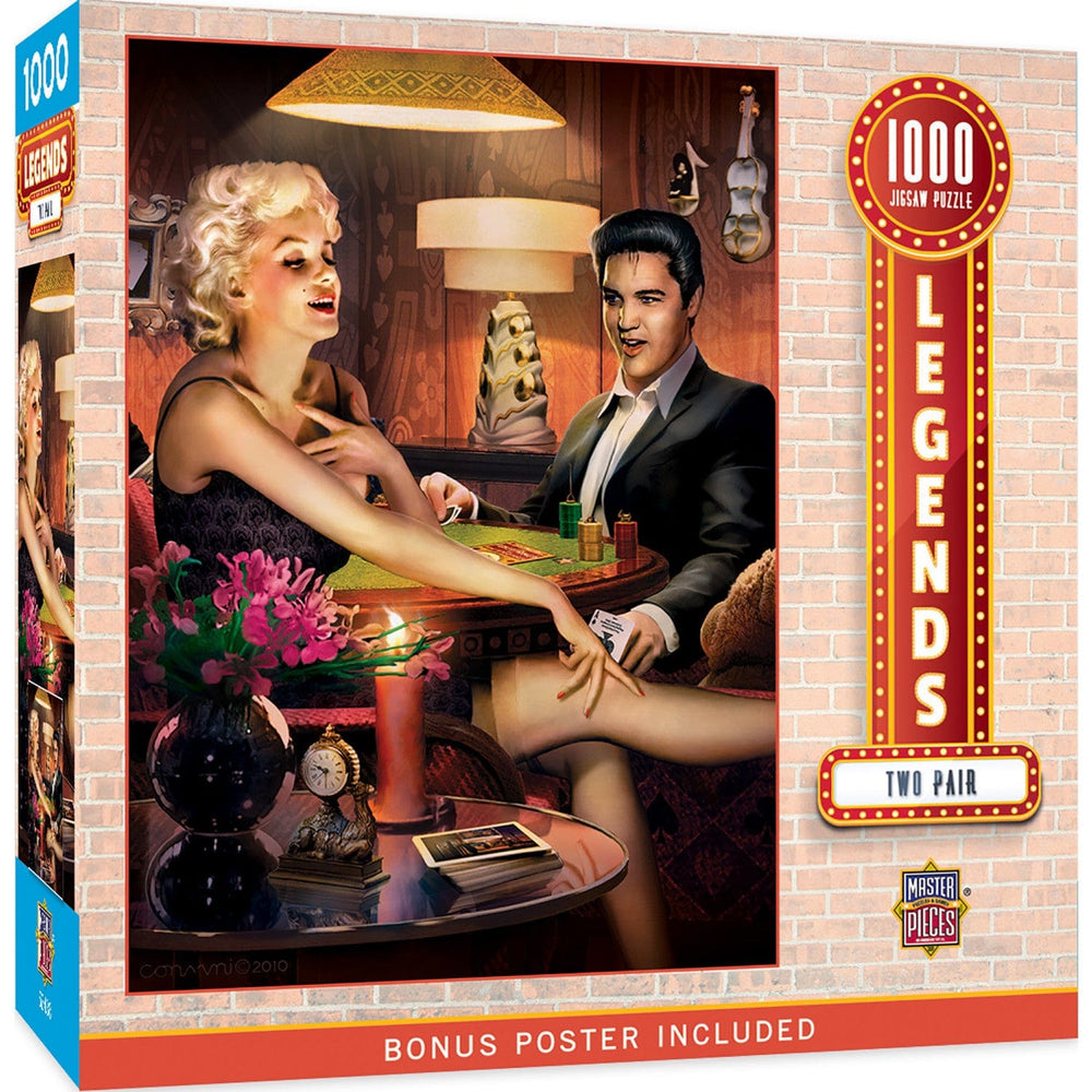 Legends - Two Pair 1000 Piece Jigsaw Puzzle (ONLINE ORDER ONLY)