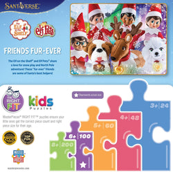 Elf on the Shelf - Friends Fur-Ever 100 Piece Jigsaw Puzzle (ONLINE ORDER ONLY)