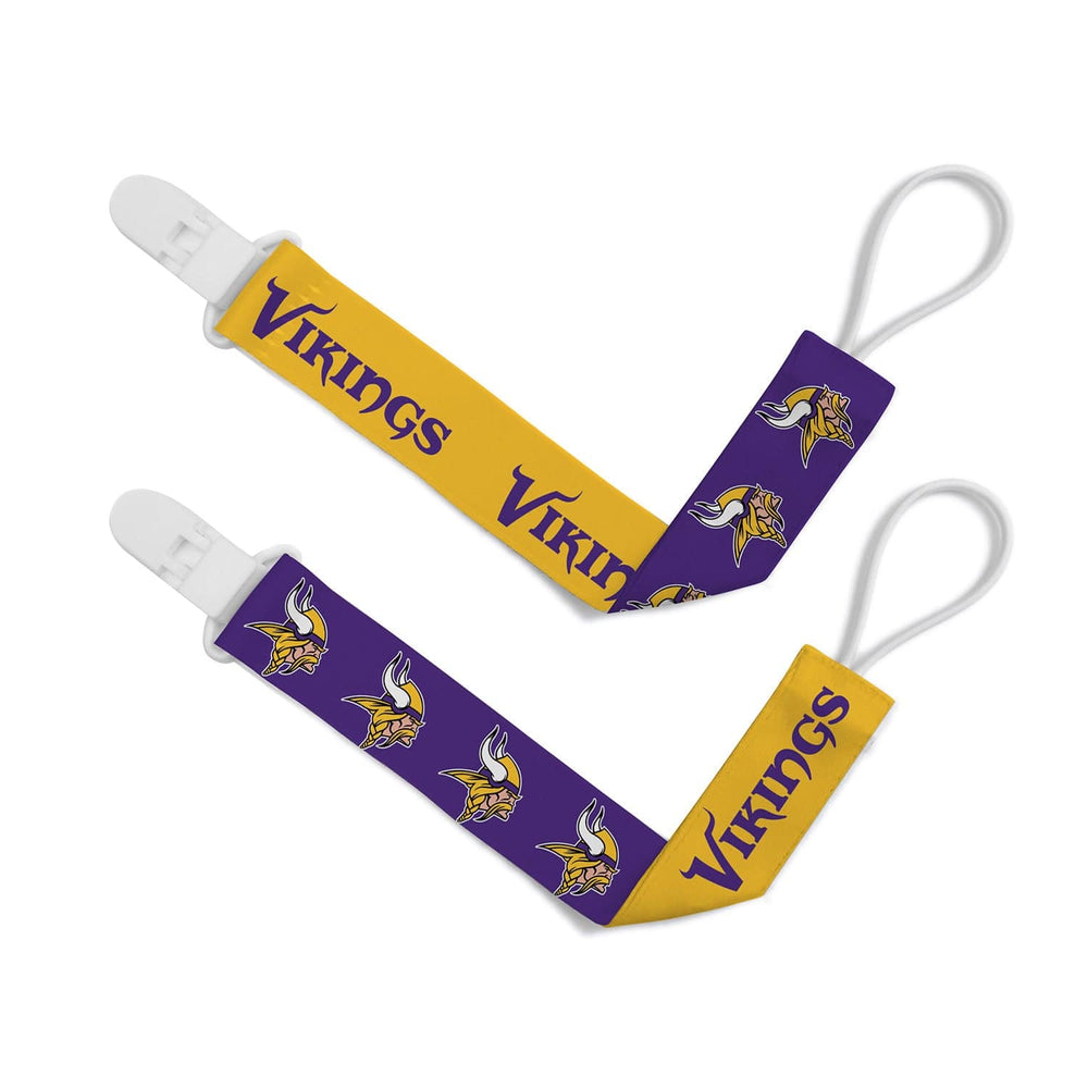 Minnesota Vikings - Pacifier Clip 2-Pack (ONLINE ORDER ONLY)
