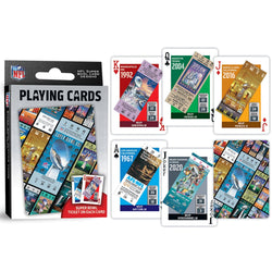 NFL Super Bowl Ticket Playing Cards - 54 Card Deck (ONLINE ORDER ONLY)