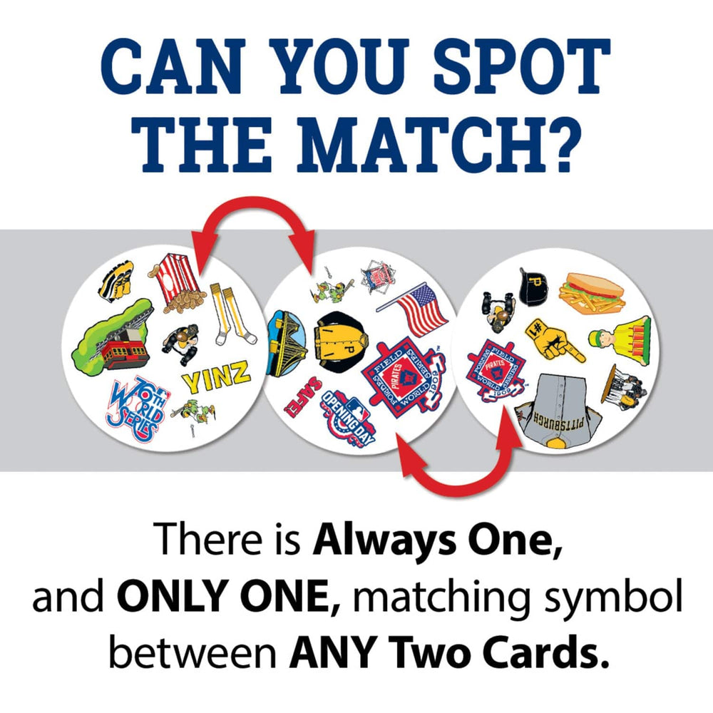 Pittsburgh Pirates Spot It! Card Game (ONLINE ORDER ONLY)