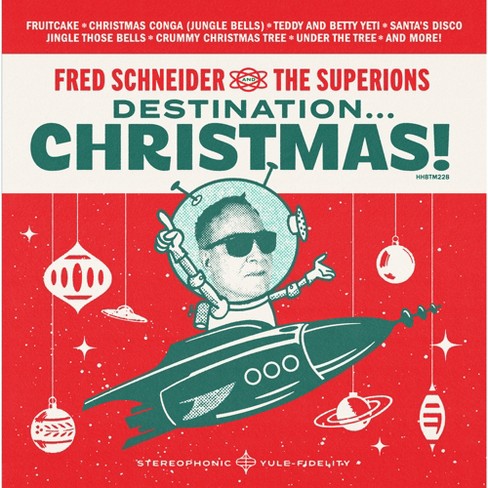 Fred Schneider & the Superions - Destination Christmas (Indie Exclusive, Red Vinyl) [Vinyl] (ONLINE ORDER ONLY)