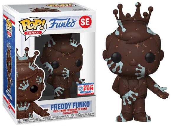 Freddy Funko (Brown & Light Blue, Artist Series) SE - 2021 Fundays Games Funko Fundays Box of Fun/1000 Made (Online Order Only)