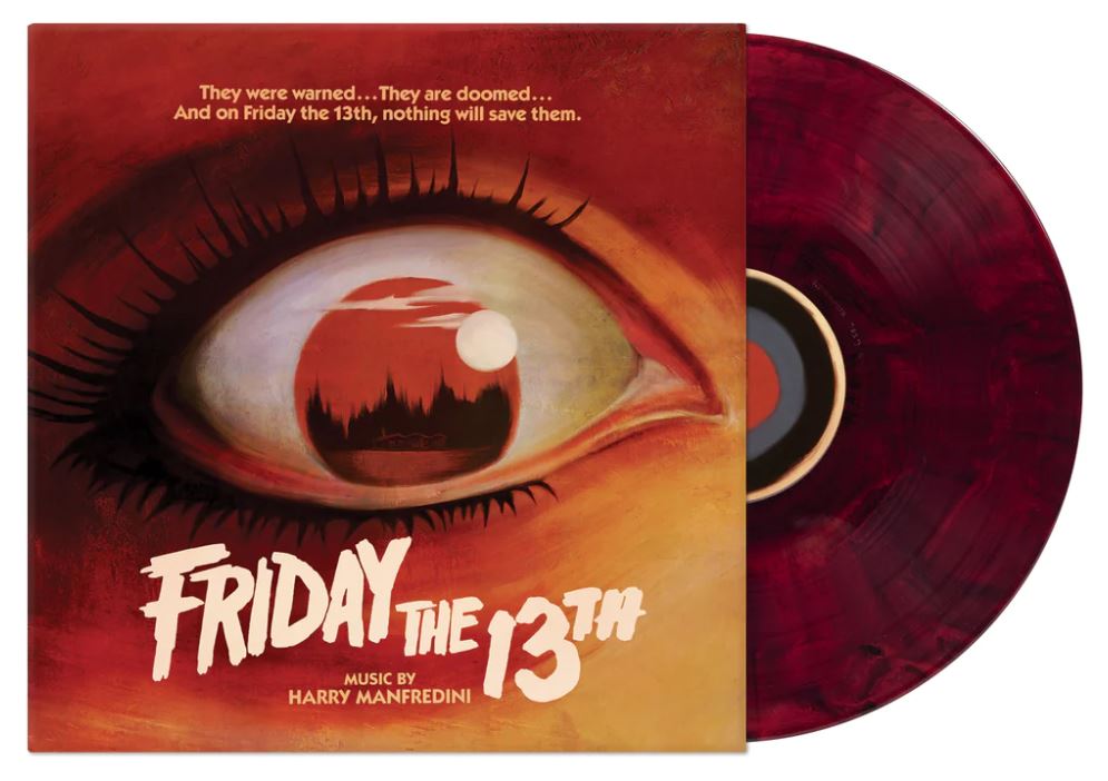 Harry Manfredini - Friday the 13th OST [Red/Black Swirl, Art Print] [Vinyl] (ONLINE ORDER ONLY)