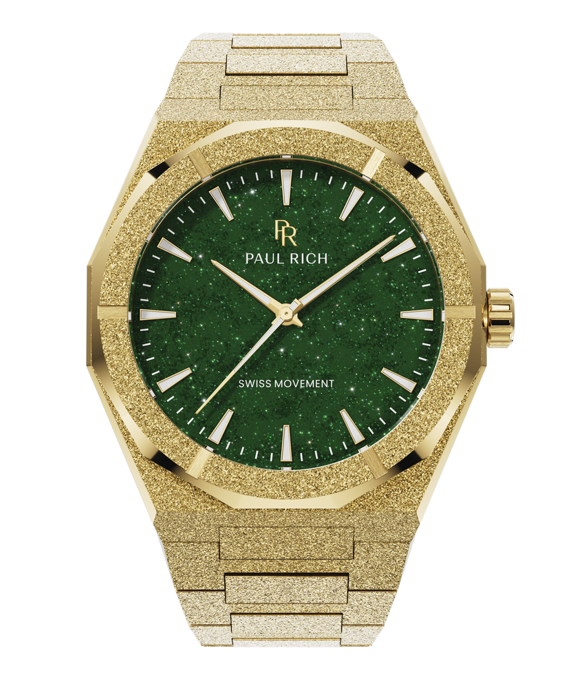 Frosted Star Dust II Gold Green (Online Only)