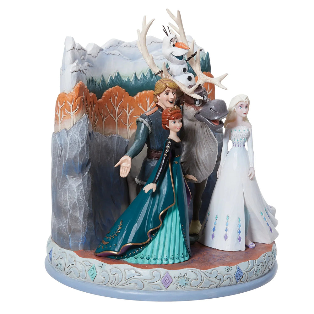 Frozen "Connected Through Love" Disney Traditions Statue by Jim Shore (Online Order Only)
