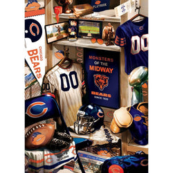Chicago Bears - Locker Room 500 Piece Jigsaw Puzzle (ONLINE ORDER ONLY)