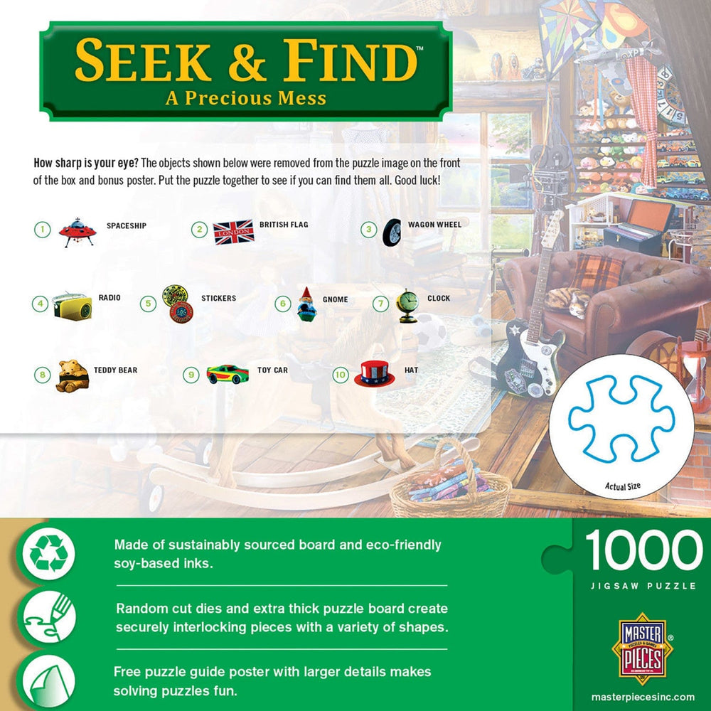 Seek & Find - A Precious Mess 1000 Piece Jigsaw Puzzle (ONLINE ORDER ONLY)