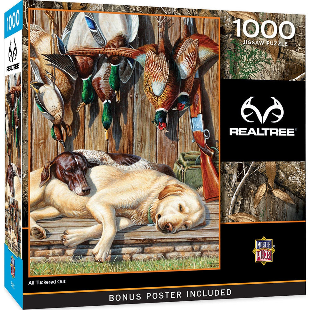Realtree - All Tuckered Out 1000 Piece Jigsaw Puzzle (ONLINE ORDER ONLY)
