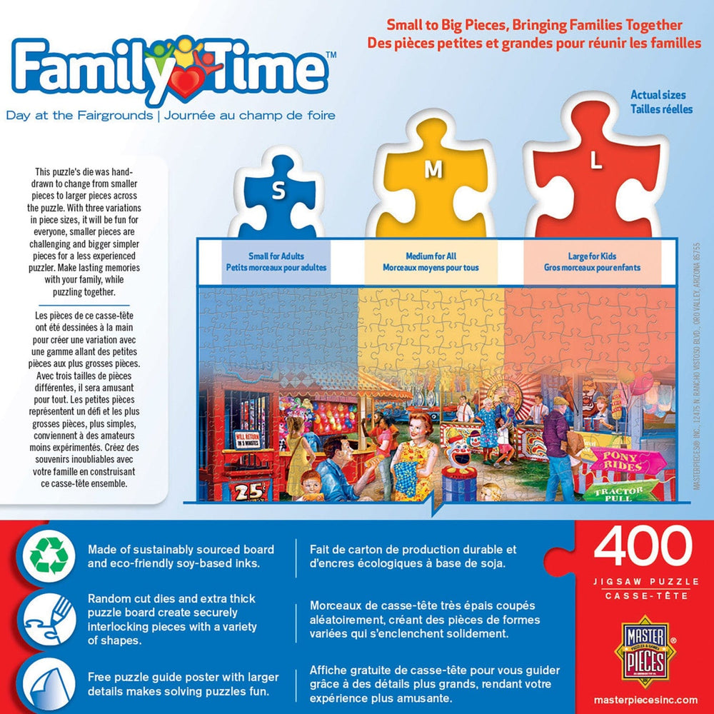 Family Time - Day at the Fairgrounds 400 Piece Jigsaw Puzzle (ONLINE ORDER ONLY)