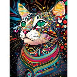 Black Cats - Prismatic Peggy 300 Piece EZ Grip Jigsaw Puzzle (ONLINE ORDER ONLY)