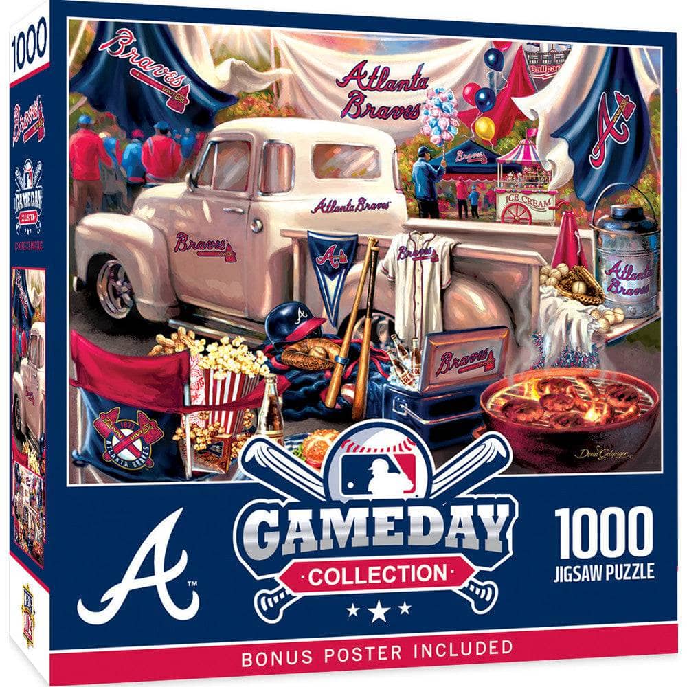Atlanta Braves - Gameday 1000 Piece Jigsaw Puzzle (ONLINE ORDER ONLY)