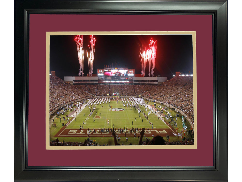 Framed Doak Campbell Stadium Florida State Seminoles 11"x14" NCAA Football Photo Professionally Matted (ONLINE ORDER ONLY)