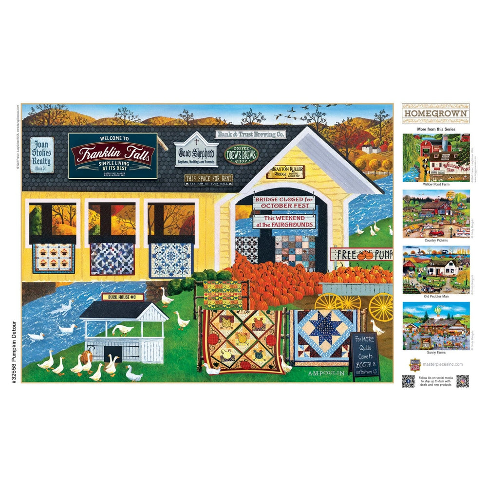 Homegrown - Pumpkin Detour 750 Piece Jigsaw Puzzle (ONLINE ORDER ONLY)