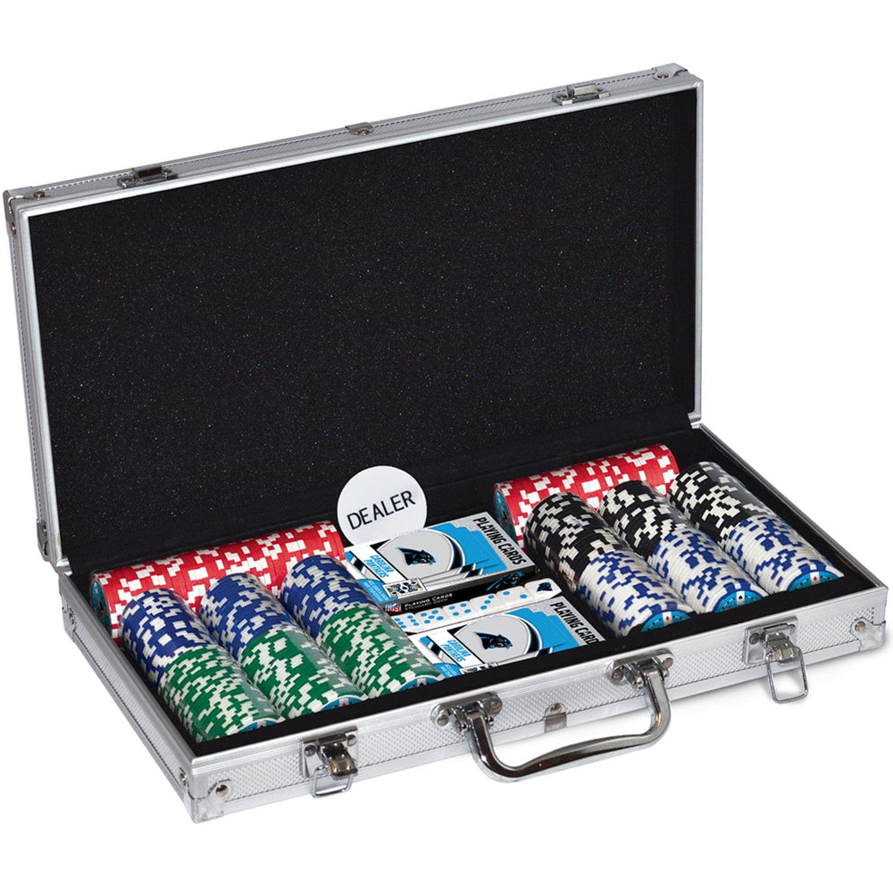 Carolina Panthers 300 Piece Poker Set (ONLINE ORDER ONLY)
