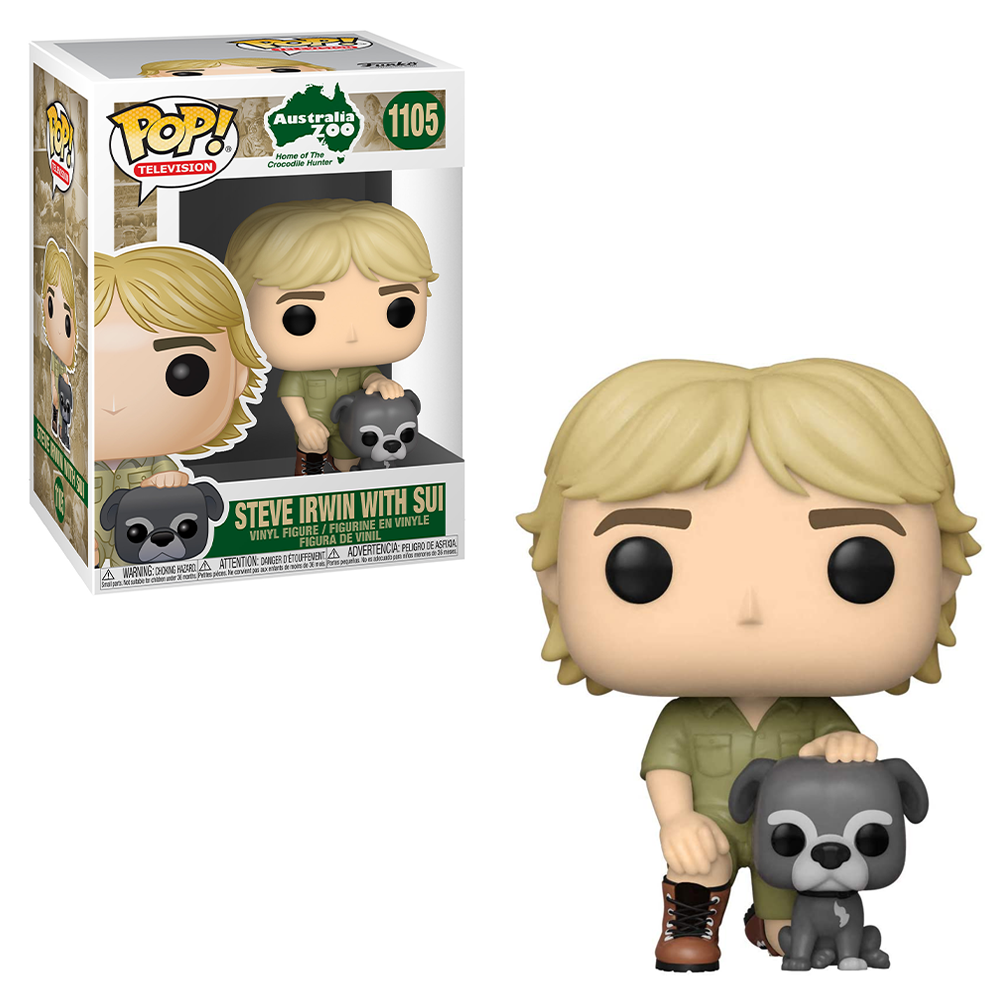 Funko POP! Crocodile Hunter - Steven Irwin with Sui Vinyl Figure #1105 (ONLINE ORDER ONLY)