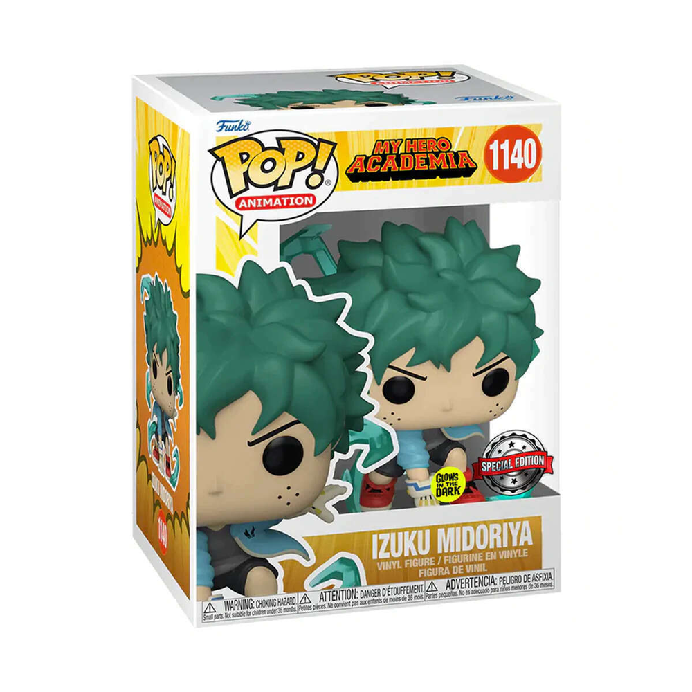 Funko POP! My Hero Academia - Izuku Midoriya with Gloves (Glow in the Dark) Vinyl Figure #1140 Special Edition Exclusive (ONLINE ORDER ONLY)
