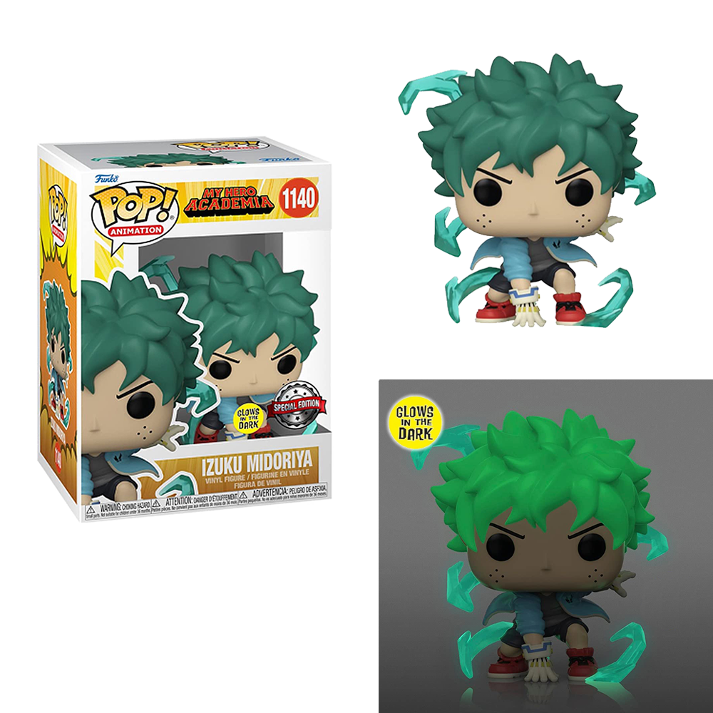 Funko POP! My Hero Academia - Izuku Midoriya with Gloves (Glow in the Dark) Vinyl Figure #1140 Special Edition Exclusive (ONLINE ORDER ONLY)