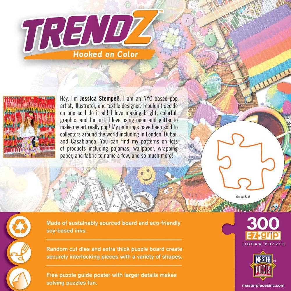 Trendz - Hooked on Color 300 Piece EZ Grip Jigsaw Puzzle (ONLINE ORDER ONLY)